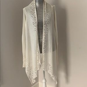 BCBG high-low knitted sweater